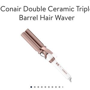 Conair double barrel waver